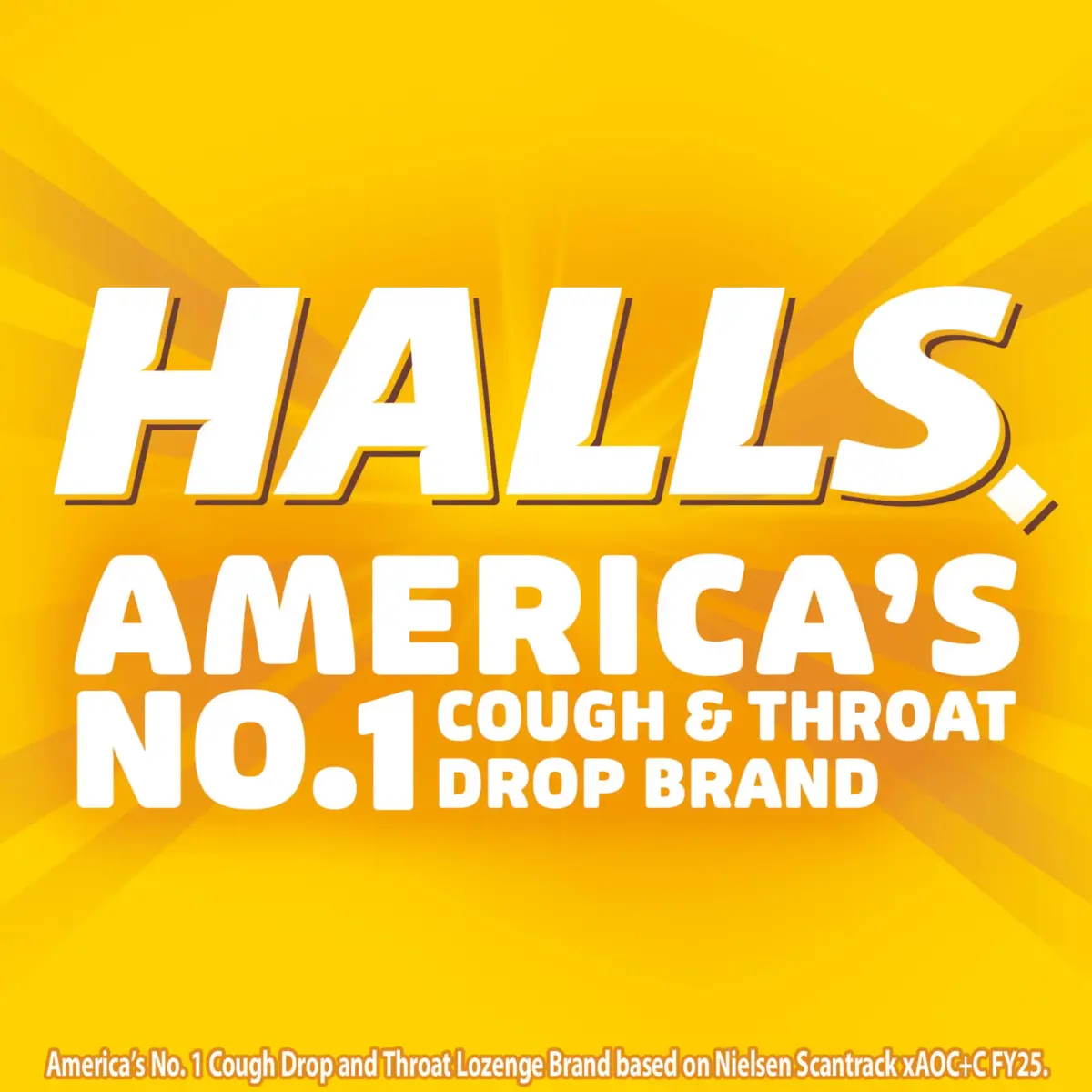 HALLS Cough & Throat Relief Honey Lemon Sugar Free Cough Drops 180 ct | Menthol 7.6mg per drop for Sore Throat & Cough - view 9