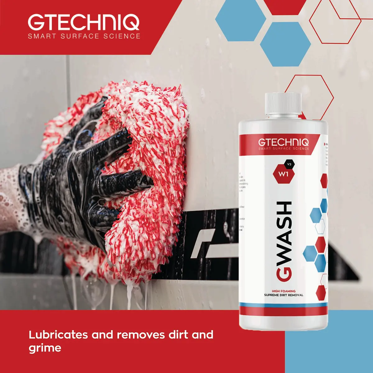 Gtechniq Car Shampoo 500ml | Biodegradable Foam Cleaner with Pink Grapefruit Fragrance - view 3