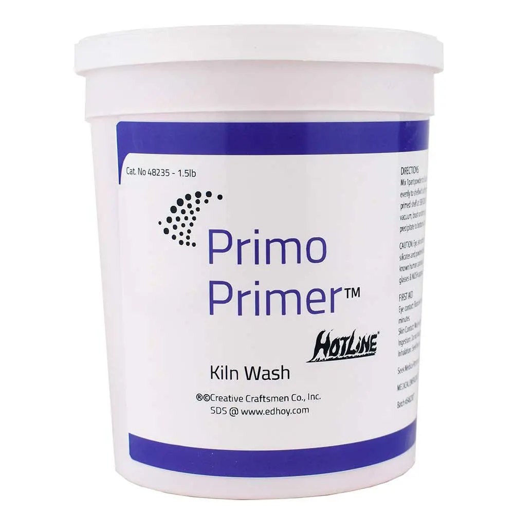 Hotline Primo Primer Kiln Wash 1.5 lb | High-Temperature Mold & Shelf Primer for Glass Casting - main product image