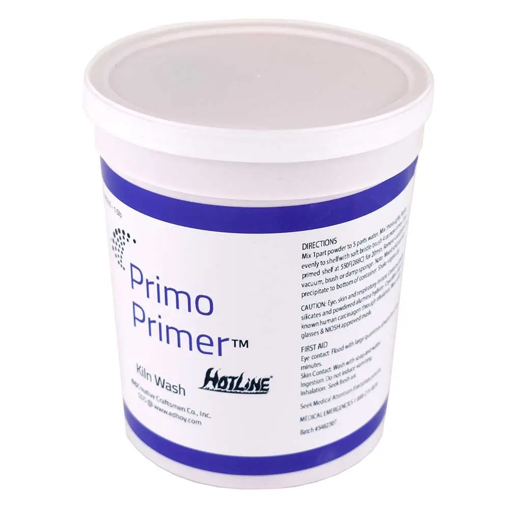 Hotline Primo Primer Kiln Wash 1.5 lb | High-Temperature Mold & Shelf Primer for Glass Casting - view 2