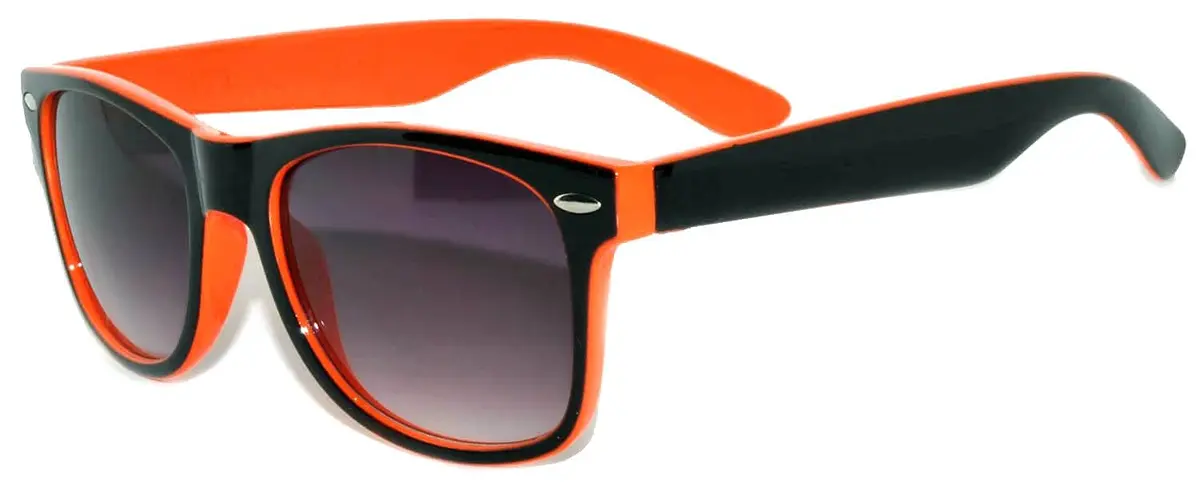 OWL 80's Stylish Retro Two Tone Party EDM Sunglasses | UV400 Protection, Unisex, Lightweight (70-120 chars) - main product image