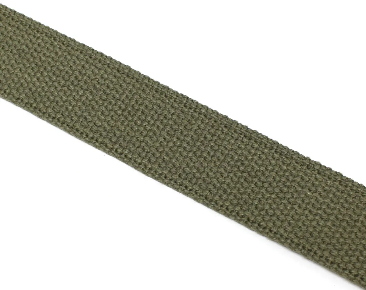 BC Belts Canvas Web Belt Military Style 54" Olive | Adjustable Vintage Casual Belt - view 7