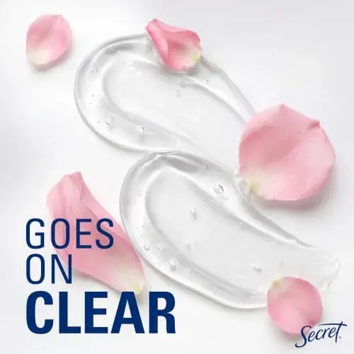 Secret Fresh Clear Gel Antiperspirant Deodorant for Women, Delicate Rose Scent, 72-Hour Odor Protection, 2.6 oz - view 4