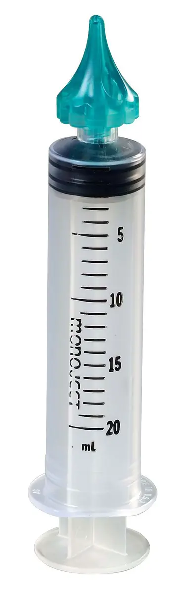 Health Enterprises Ear Wax Removal Syringe 1 ml (0.034 Fl Oz) | Doctor Designed Flared Tip - main product image