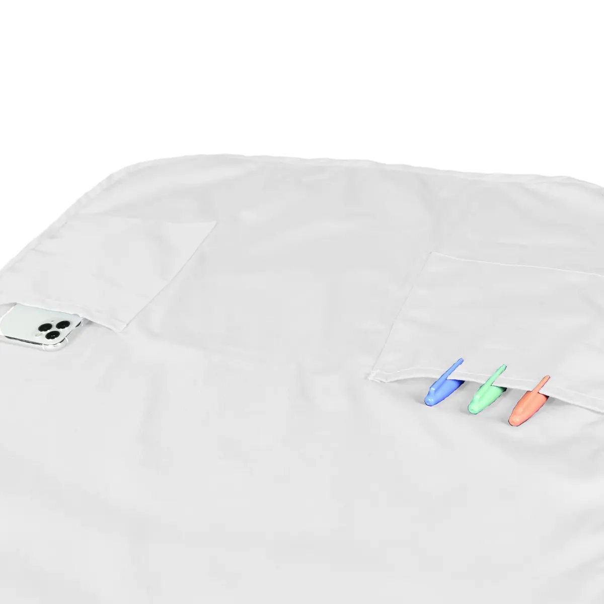 DALIX Apron Commercial Restaurant Bib 22" x 30" | Poly-Cotton Kitchen Aprons with 2 Pockets - view 6