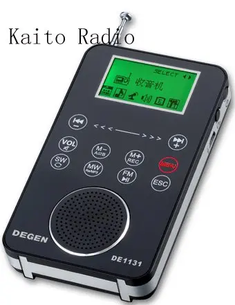 DEGEN DE1131 4-in-1 Touch Screen Portable Radio MP3 Player 4GB | Compact Pocket Radio with FM/AM/SW & Voice Recorder - view 4