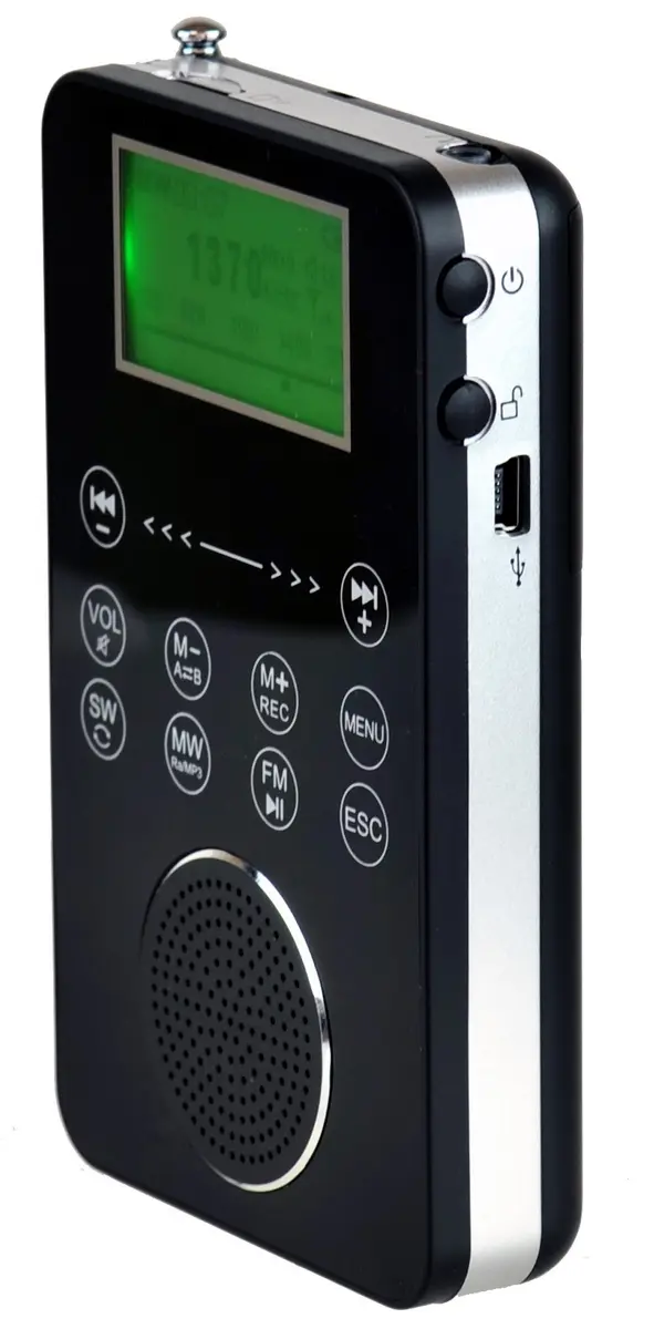 DEGEN DE1131 4-in-1 Touch Screen Portable Radio MP3 Player 4GB | Compact Pocket Radio with FM/AM/SW & Voice Recorder - view 6