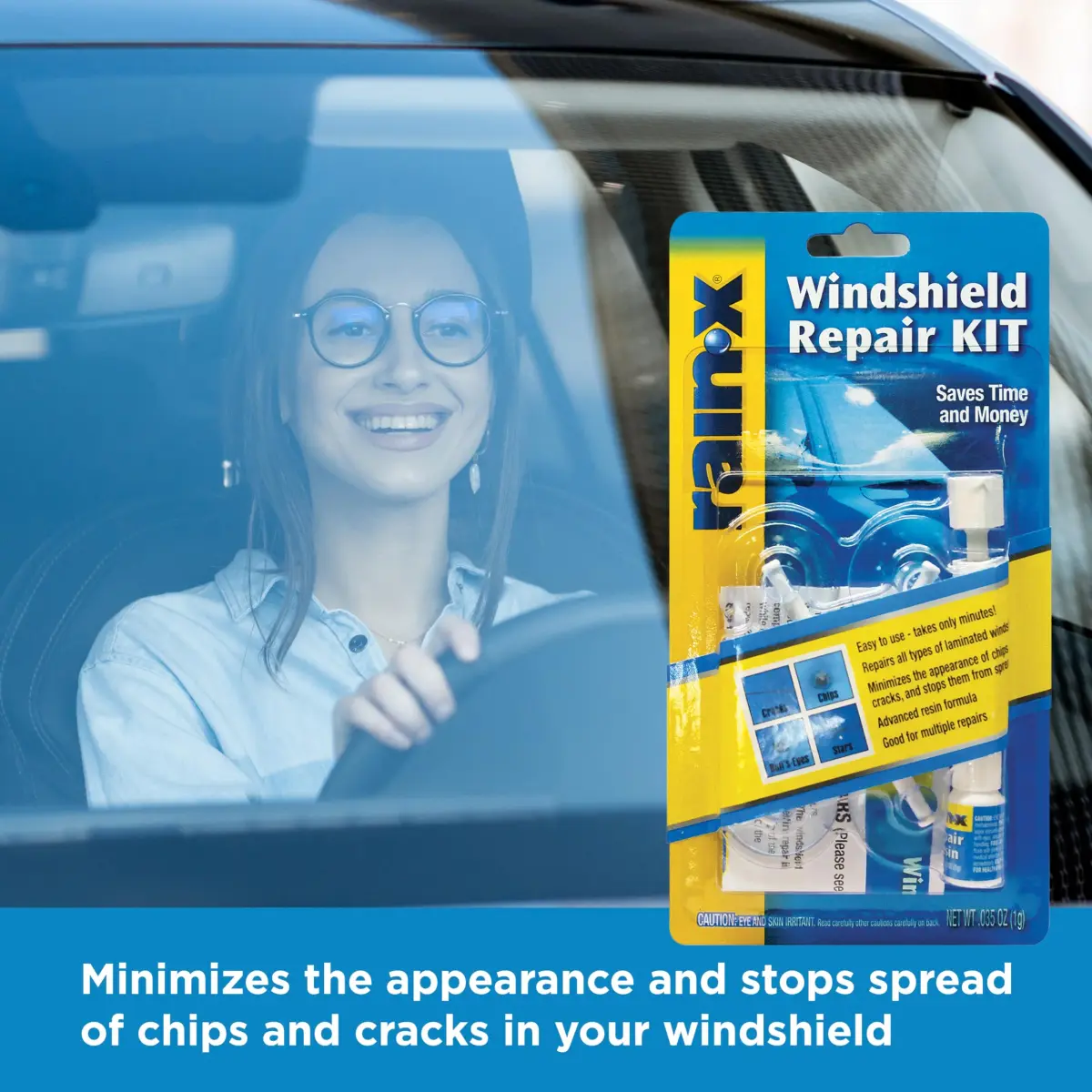 Rain-X 600001 Windshield Repair Kit | Stops Chips & Cracks, 12" Max Length - view 5