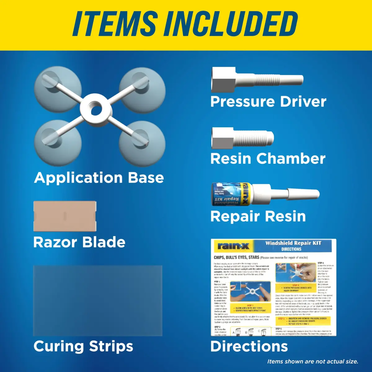 Rain-X 600001 Windshield Repair Kit | Stops Chips & Cracks, 12" Max Length - view 6