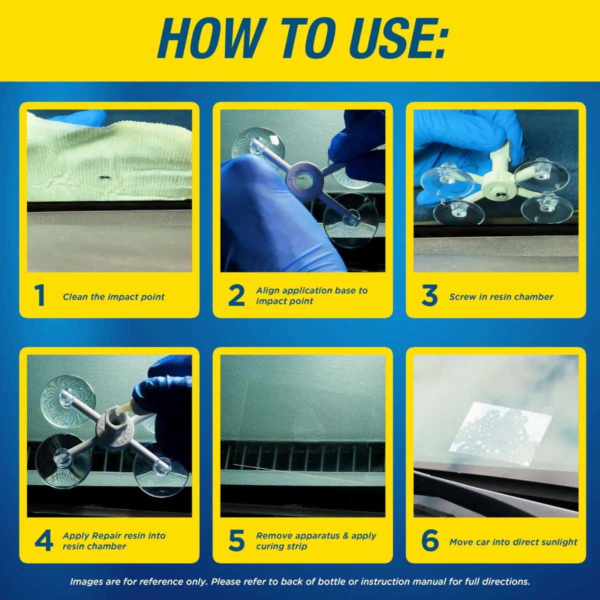 Rain-X 600001 Windshield Repair Kit | Stops Chips & Cracks, 12" Max Length - view 3