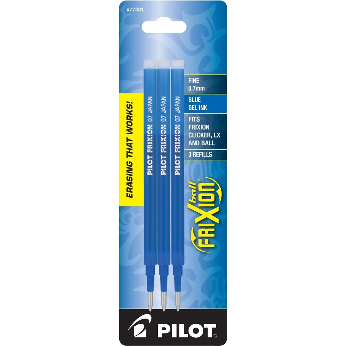 Pilot Gel Ink Refills for FriXion Erasable Gel Ink Pen, Fine Point, Blue Ink, 6 Packs | Vibrant, erasable gel refills for FriXion pens - view 2