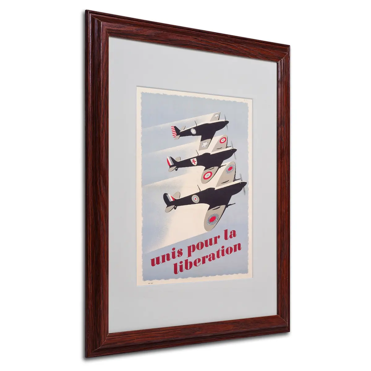 Trademark Fine Art Propaganda Poster for Liberation 16x20-Inch | Vintage Wall Art with Wood Frame - main product image