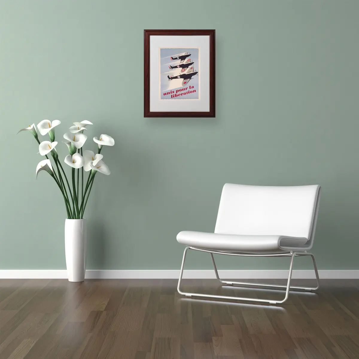 Trademark Fine Art Propaganda Poster for Liberation 16x20-Inch | Vintage Wall Art with Wood Frame - view 3