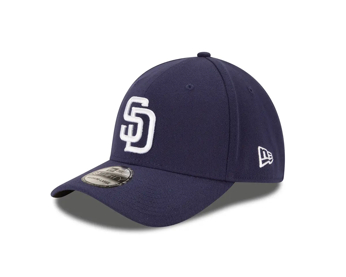 New Era San Diego Padres Team Classic Game 39Thirty Stretch Fit Cap, Blue, S/M (Adjustable) - main product image