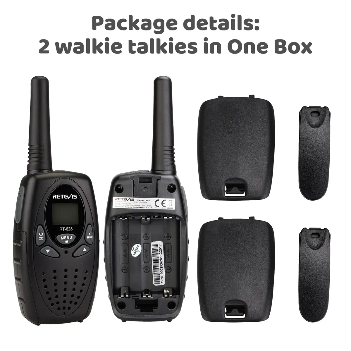 Retevis RT628 Walkie Talkies for Kids and Adults | Outdoor Camping Essentials with 22 Channels - view 7