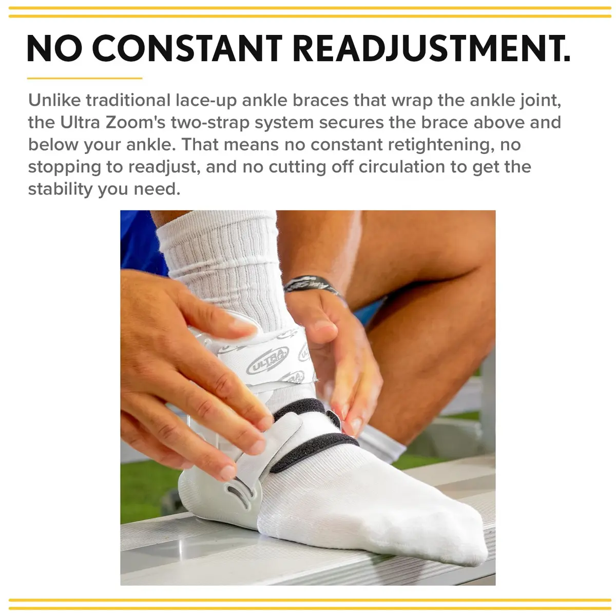 Ultra Ankle Ultra Zoom Hinged Sports Ankle Brace | Supports Recovery & Prevention in Active Athletes - view 4