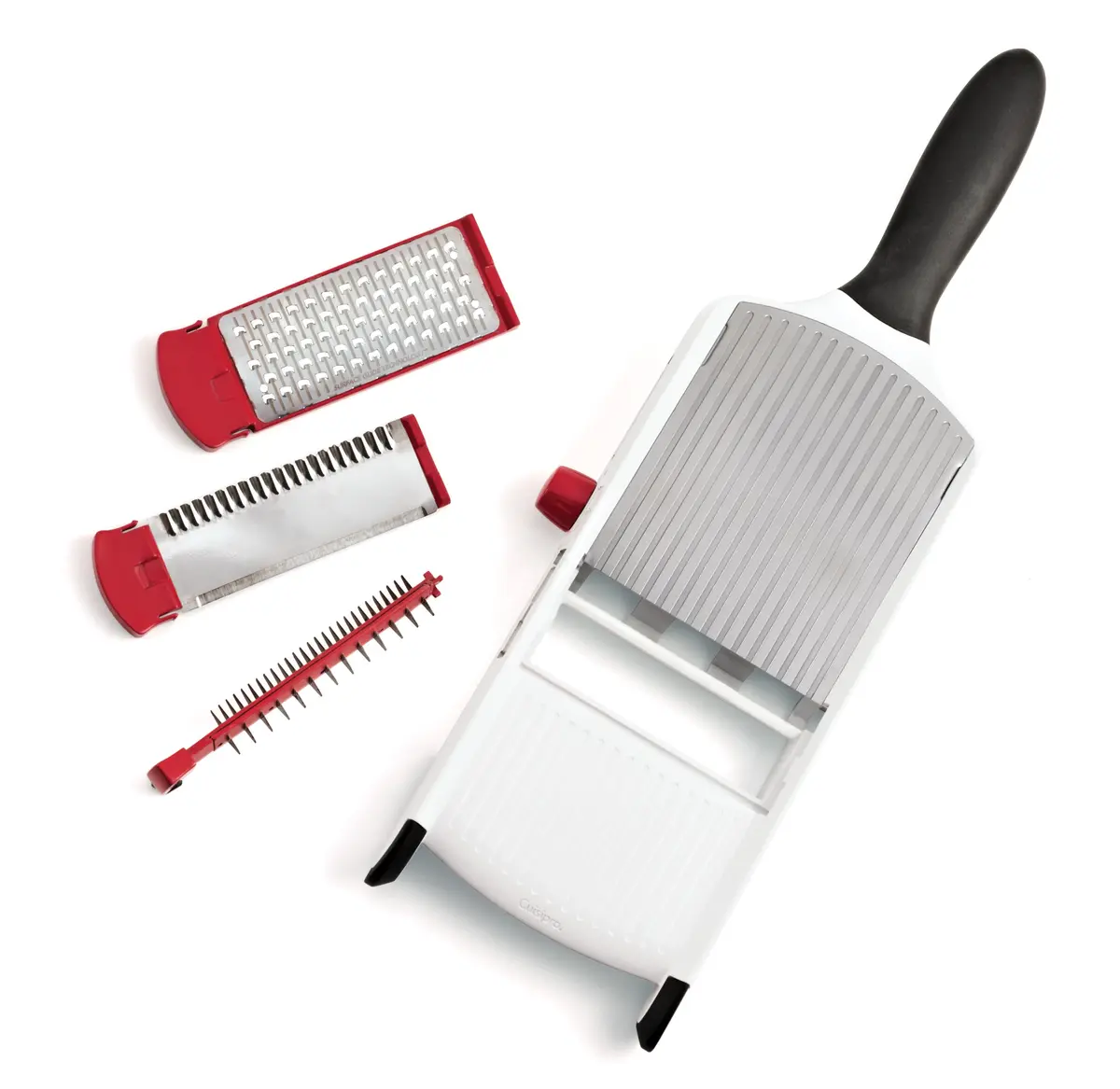Cuisipro Silver Mandoline Slicer with 6 Thickness Settings & 3 Blades | 36.07 cm (14.2 in) Length - view 2