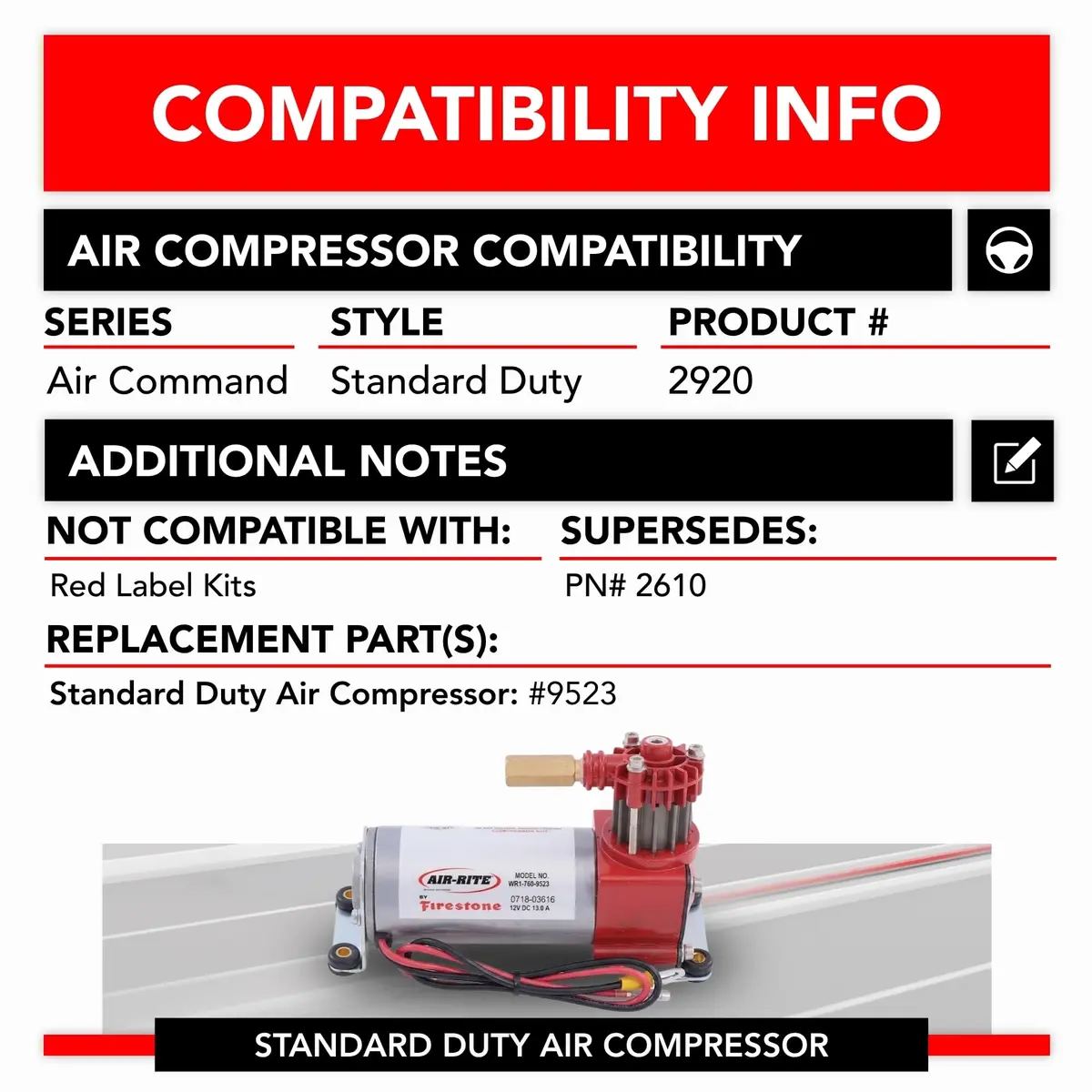 Airide Firestone Air Command 2920 Wireless Compressor Kit | 100 PSI | Easy Install - view 2