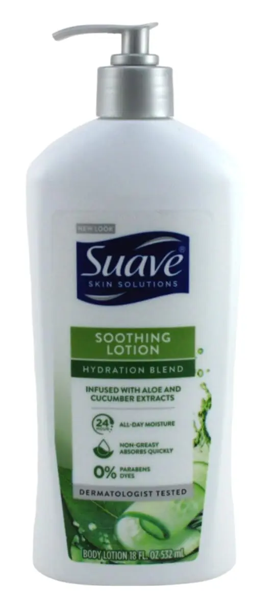 Suave+ Soothing Aloe & Cucumber Skin Lotion 532ml (18 fl Oz) (2-Pack) | Dermatologist Tested for Dry Skin - view 2