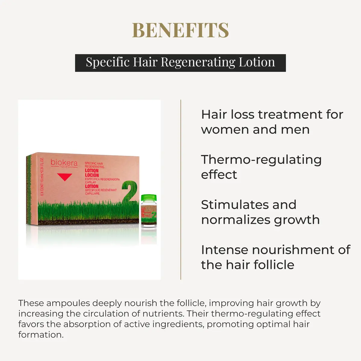 SALERM Intensive Scalp Serum 6 x 10 ml | Fortifies & Nourishes Hair for Women & Men - view 3