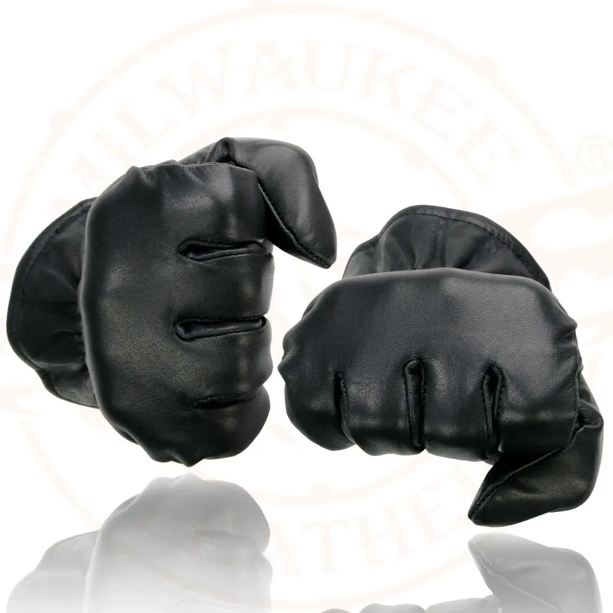 Milwaukee Leather SH734 Men's Black Thermal Lined Leather Motorcycle Gloves 2.27 kg (5 lb) | Sinch Wrist Closure - view 6