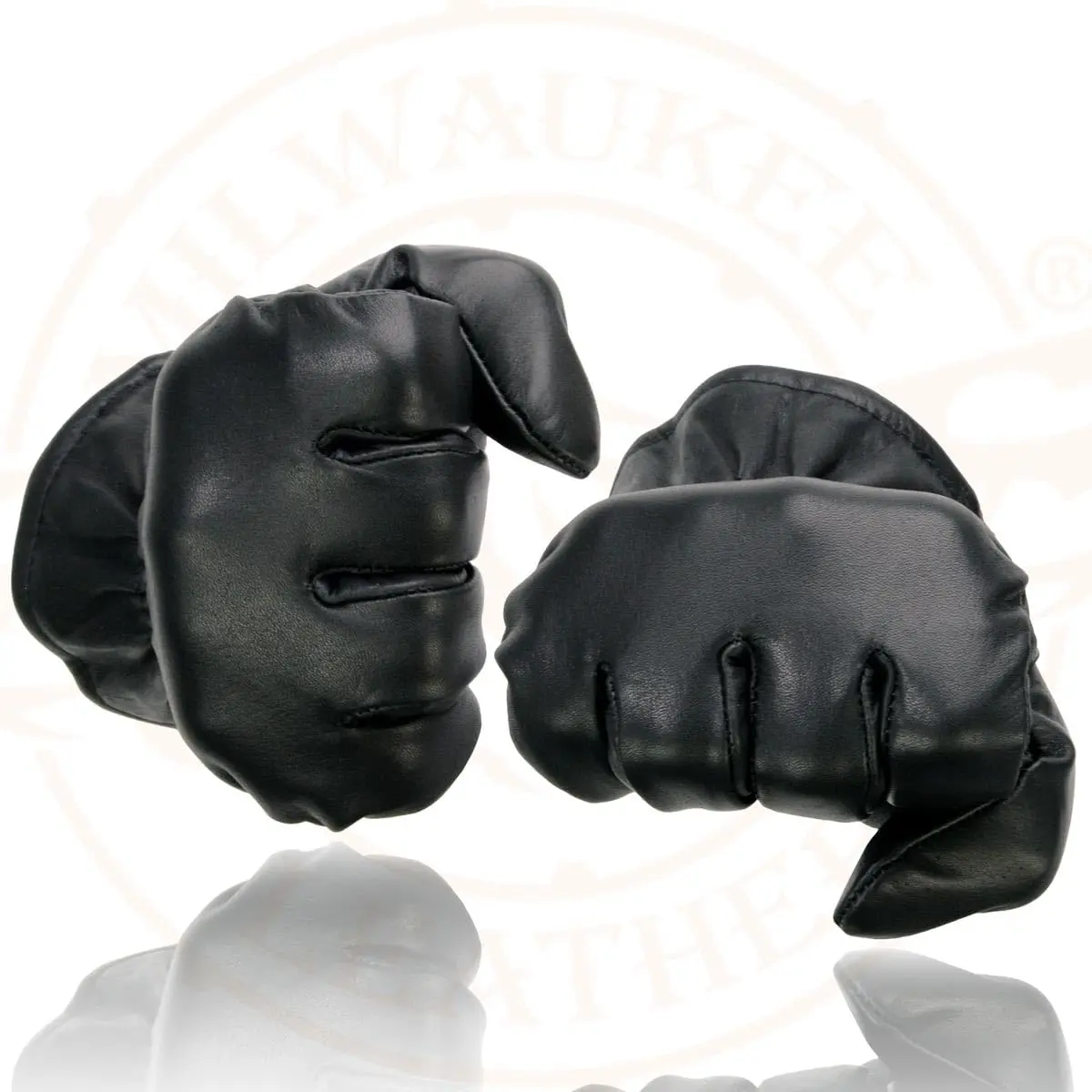 Milwaukee Leather SH734 Men's Black Thermal Lined Leather Motorcycle Gloves w/Cinch Wrist Closure - 3X-Large | Warm, Weather-Resistant Riding Gear - view 6