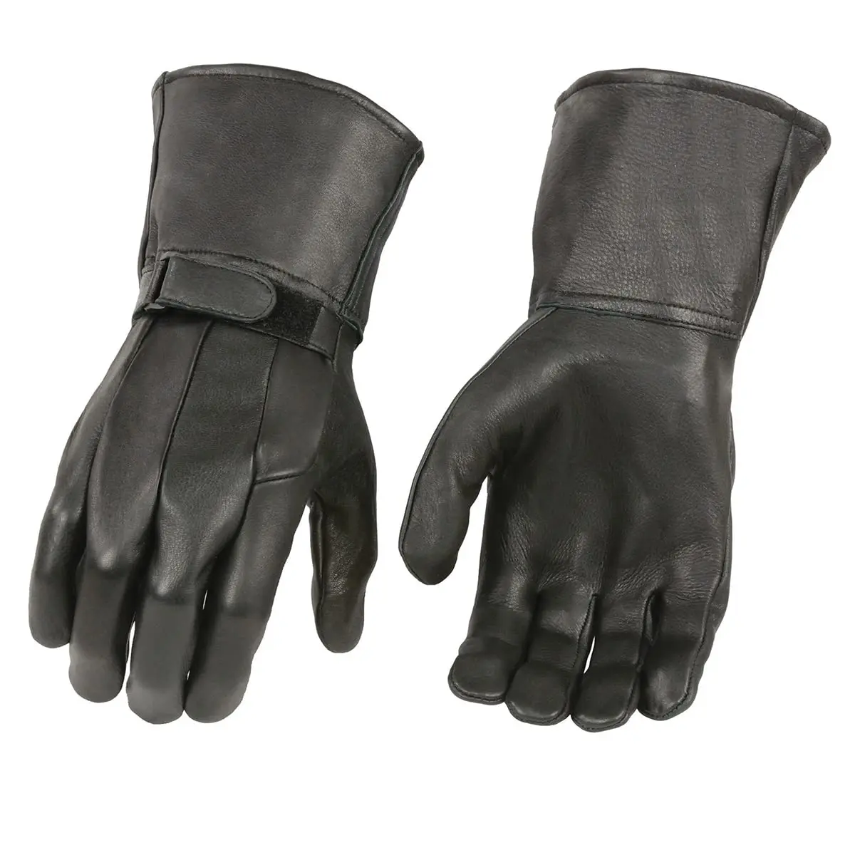 Shaf International Men's Deerskin Gloves X-Small | Thermal Lined Motorcycle Gauntlet - main product image