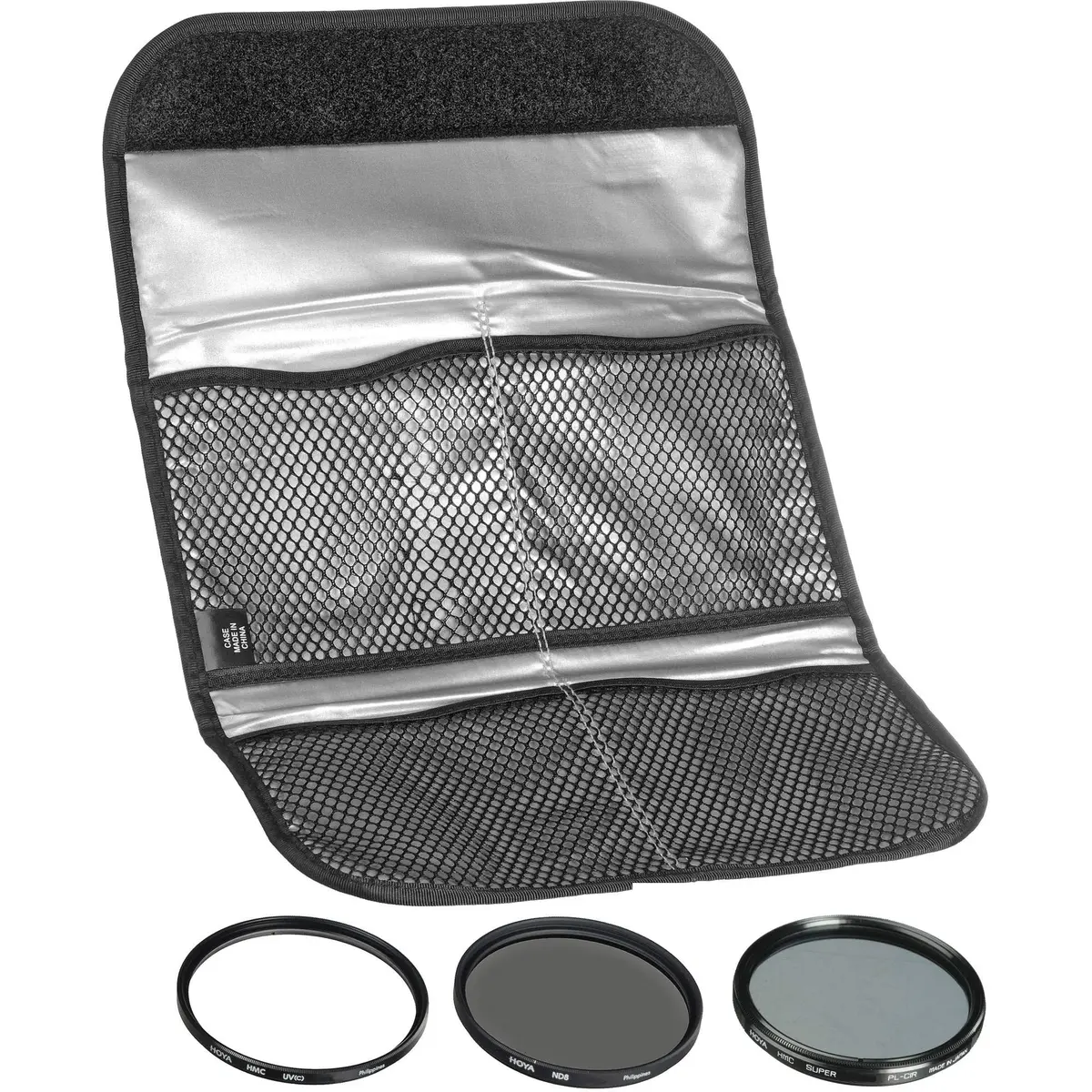 Hoya 55mm Digital Slim Filter Set II - UV, Circular Polarizer & ND13 | Multi-Coated Camera Lens Filters - main product image