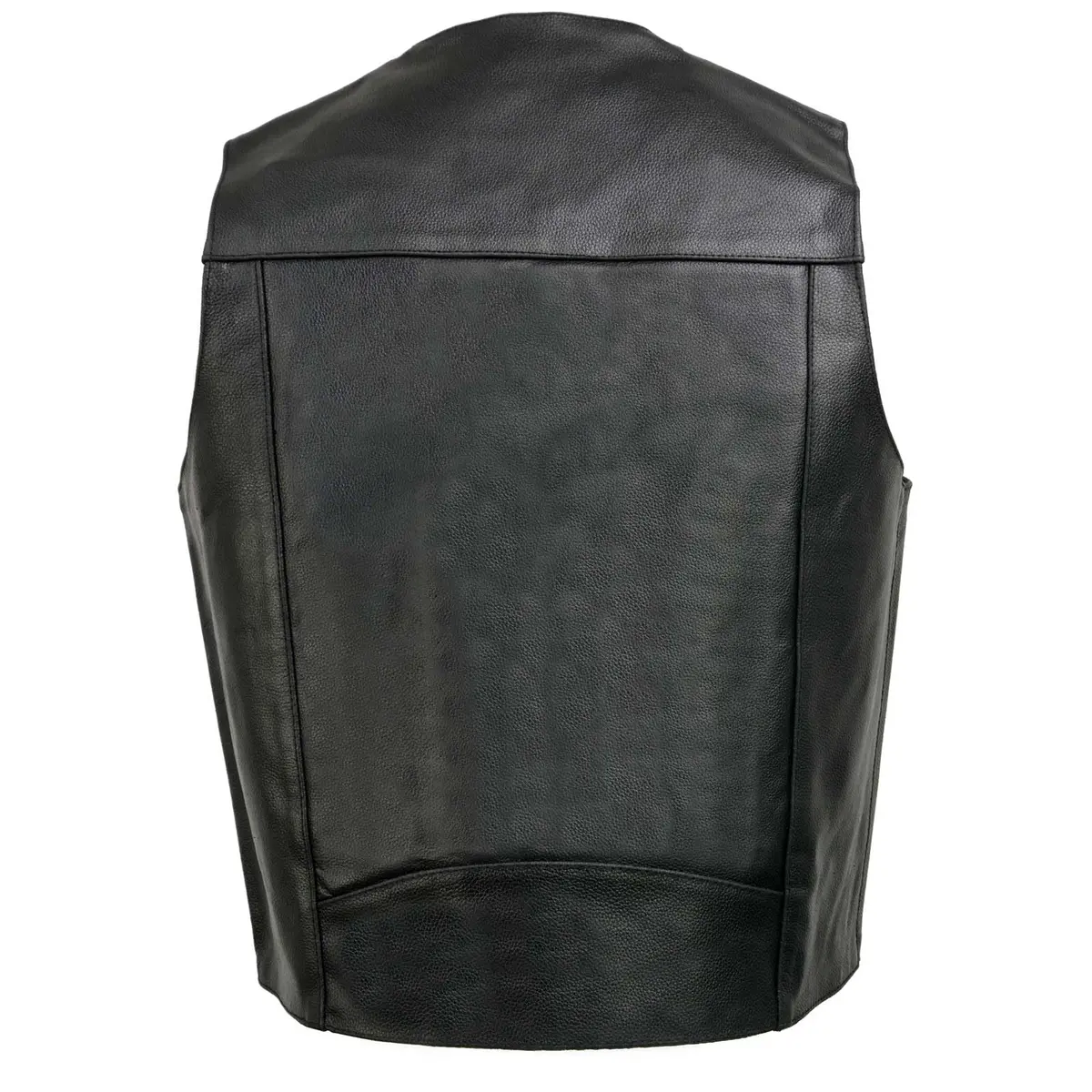 EVENT LEATHER EL5310 Black Motorcycle Leather Vest for Men | Classic Biker Style with Multiple Pockets (XS) - view 7