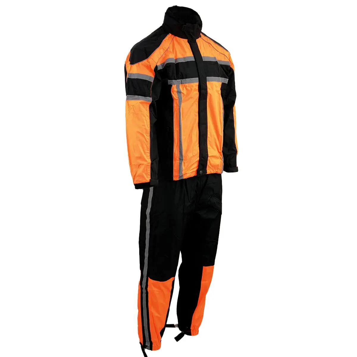 Milwaukee Leather SH233102 Men's Water Resistant Rain Suit with Reflective Tape 2X-Large | Water Resistant Apparel - main product image