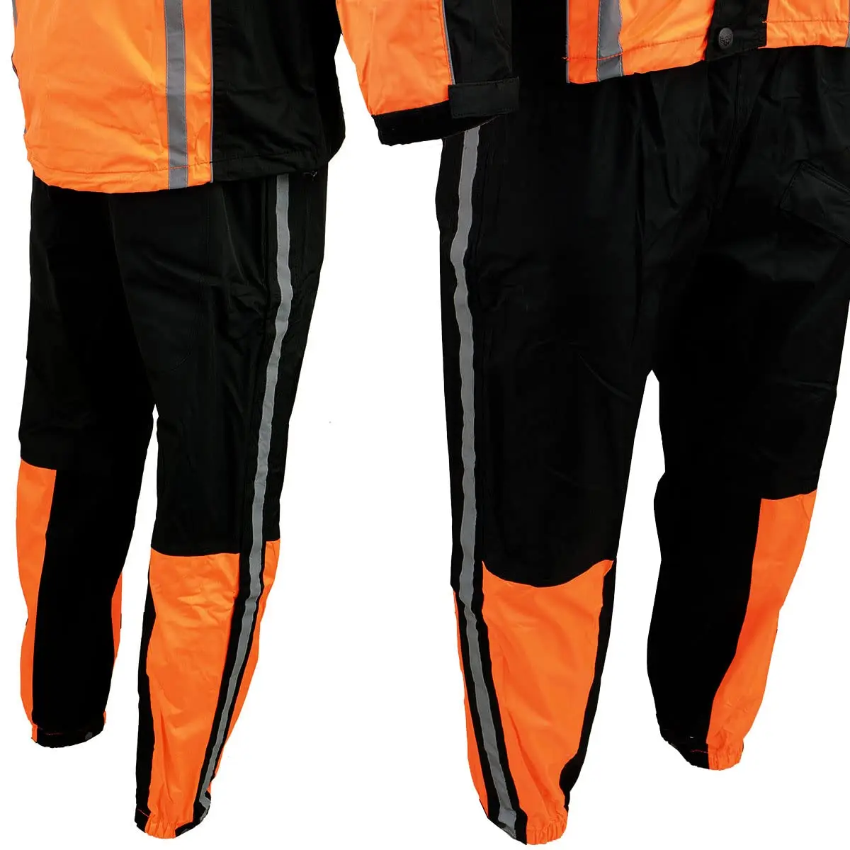 Milwaukee Leather SH233102 Men's Water Resistant Rain Suit with Reflective Tape 2X-Large | Water Resistant Apparel - view 7