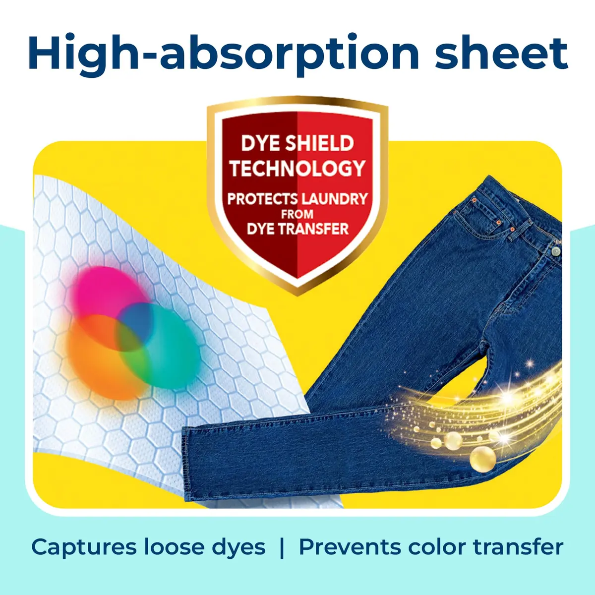 Carbona Color Grabber Sheets 30 Count | Prevents Color Runs & Dye Transfer, Revives Colors - view 3