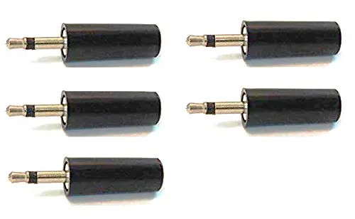 CES 2.5mm Mono SUB-MINI Plug Handle Plastic Grip with Strain Relief (5 Pack) | Durable Connector Accessory for Home Audio - view 2