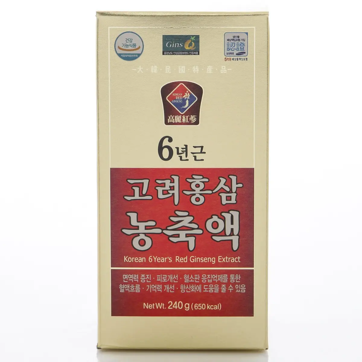 Dae Han Red Ginseng Extract 240g (8.5 oz) | 100% Pure Korean 6-Year Root with Saponin - view 3