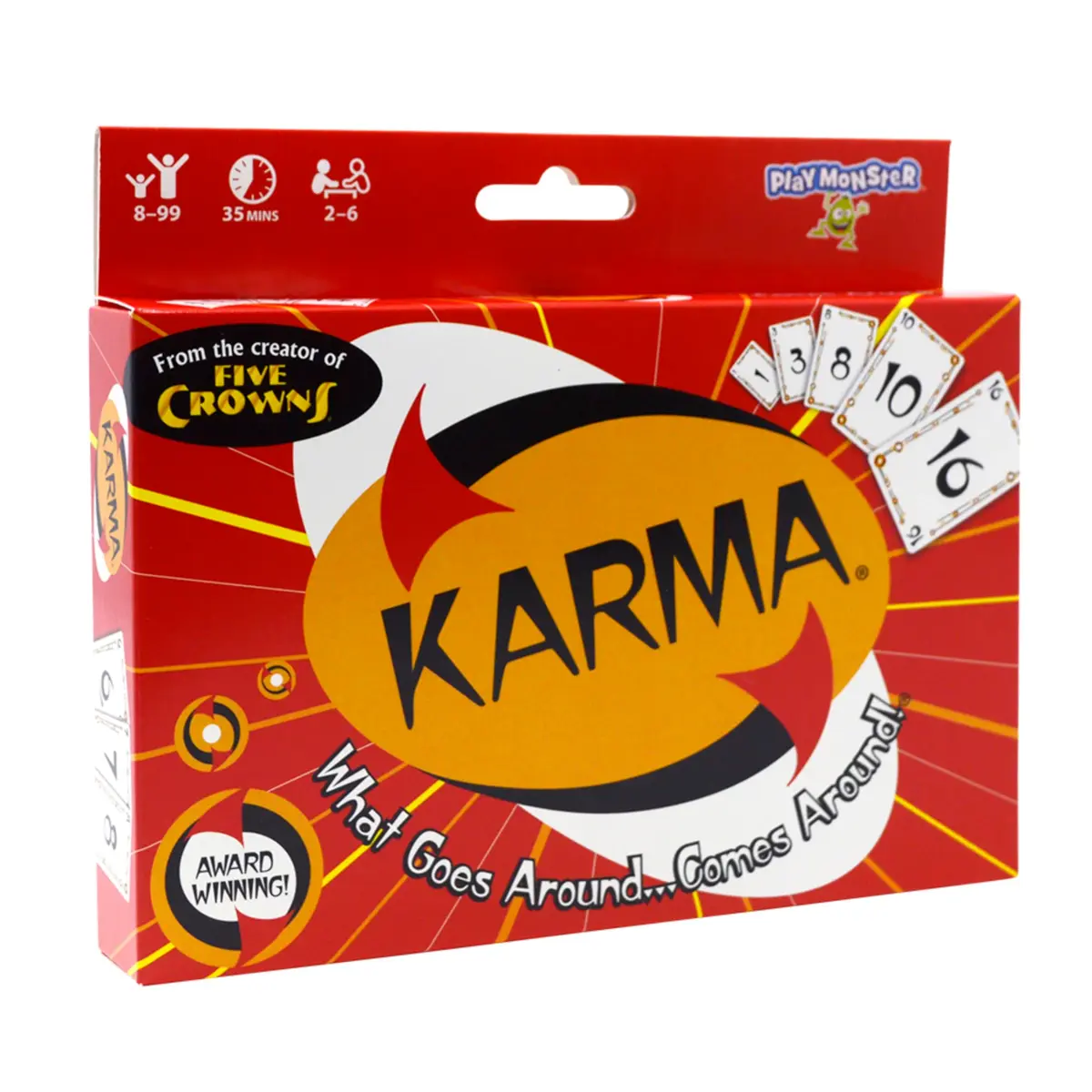 KARMA Playing Cards Game for Kids, Family Games Night, Travel Game | Award-Winning Strategy Game - main product image