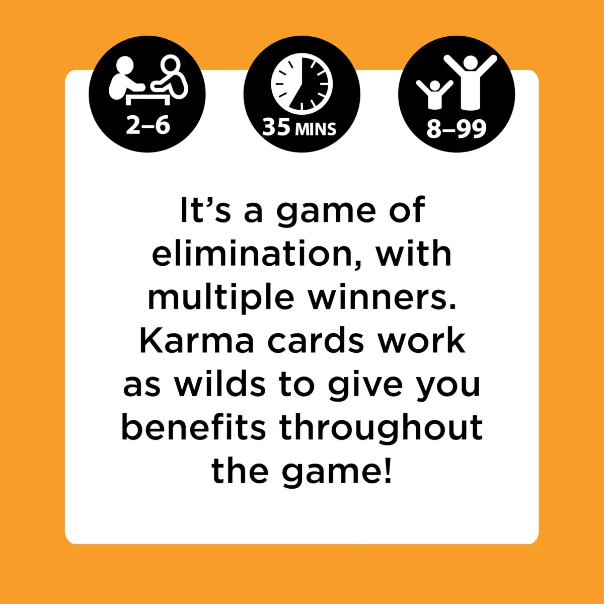 KARMA Playing Cards Game for Kids, Family Games Night, Travel Game | Award-Winning Strategy Game - view 3