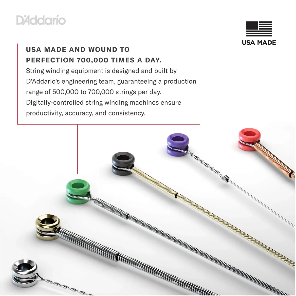 D'Addario NYXL1046 Electric Guitar Strings, Regular Light 10-46 Gauge | Unrivaled Strength & Tuning Stability - view 8
