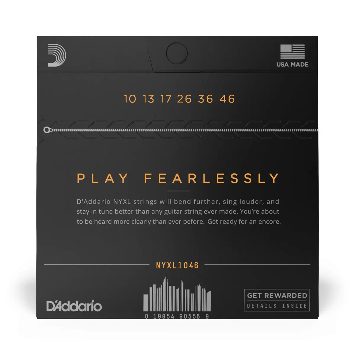 D'Addario NYXL1046 Electric Guitar Strings, Regular Light 10-46 Gauge | Unrivaled Strength & Tuning Stability - view 2