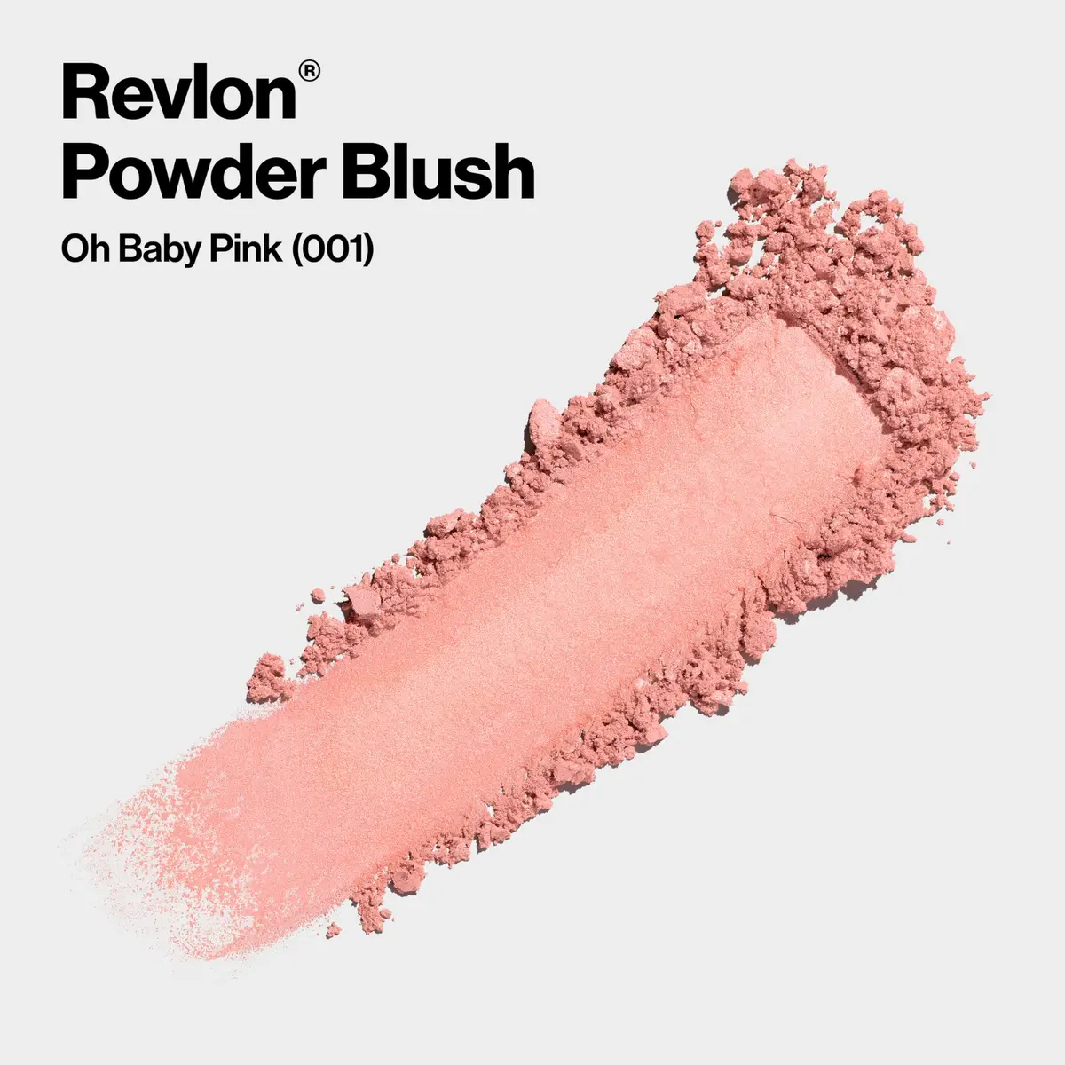 REVLON Powder Blush Face Makeup Oh Baby! Pink 5ml (0.17 oz) | Buildable Color for Natural Glow - view 2