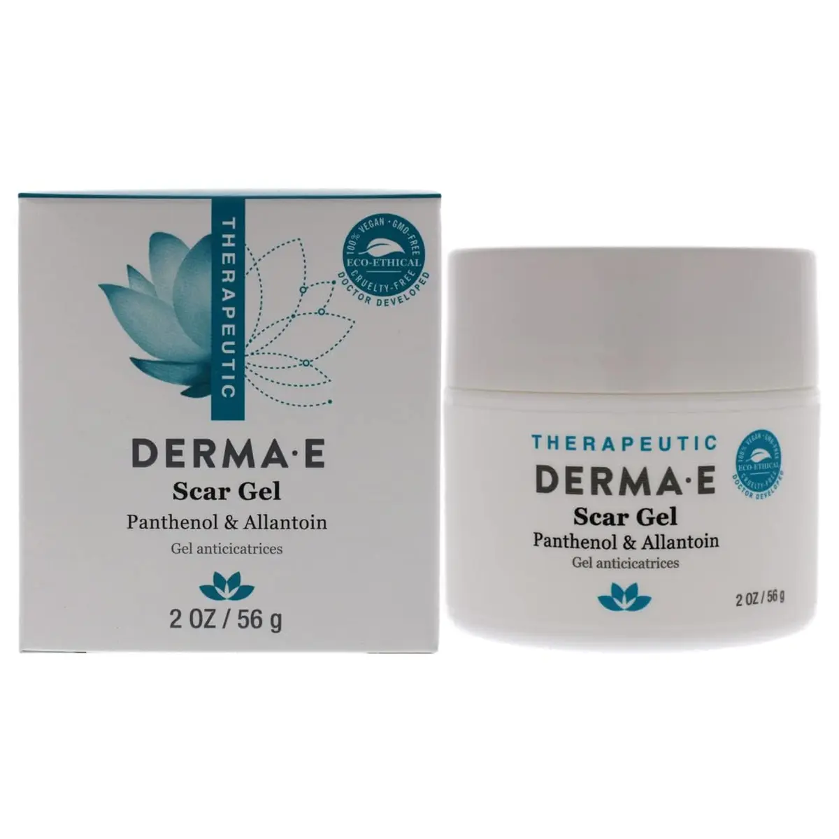 Derma E Gel Scar 2 oz | Supports Skin Healing & Scar Reduction - main product image