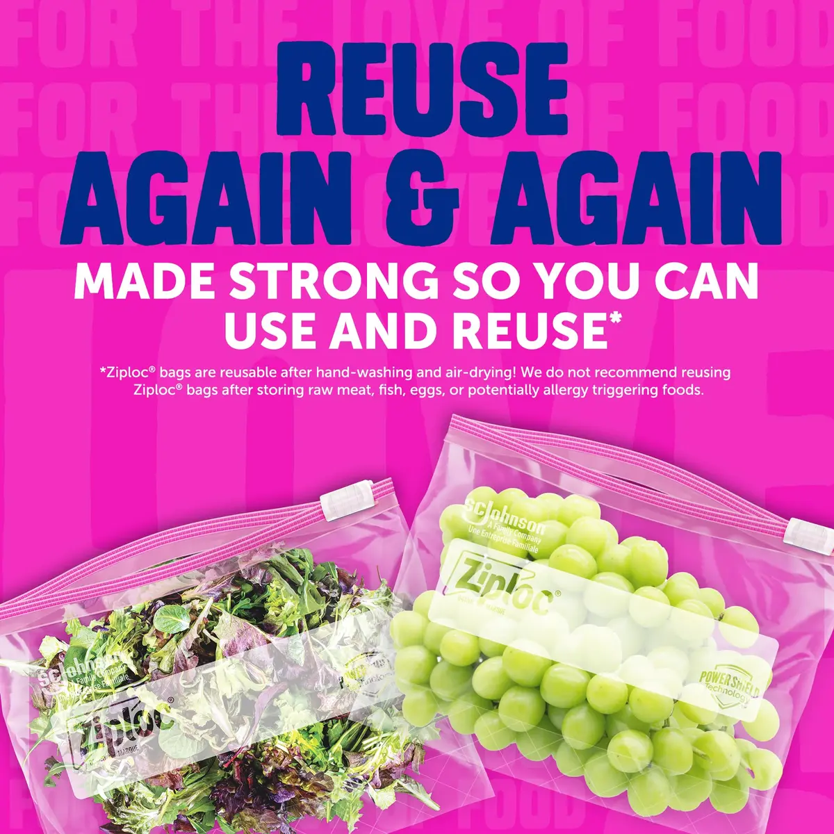 Ziploc Quart Slider Food Storage Bags 1 Quart (42 Count) | Power Shield Technology for More Durability - view 6