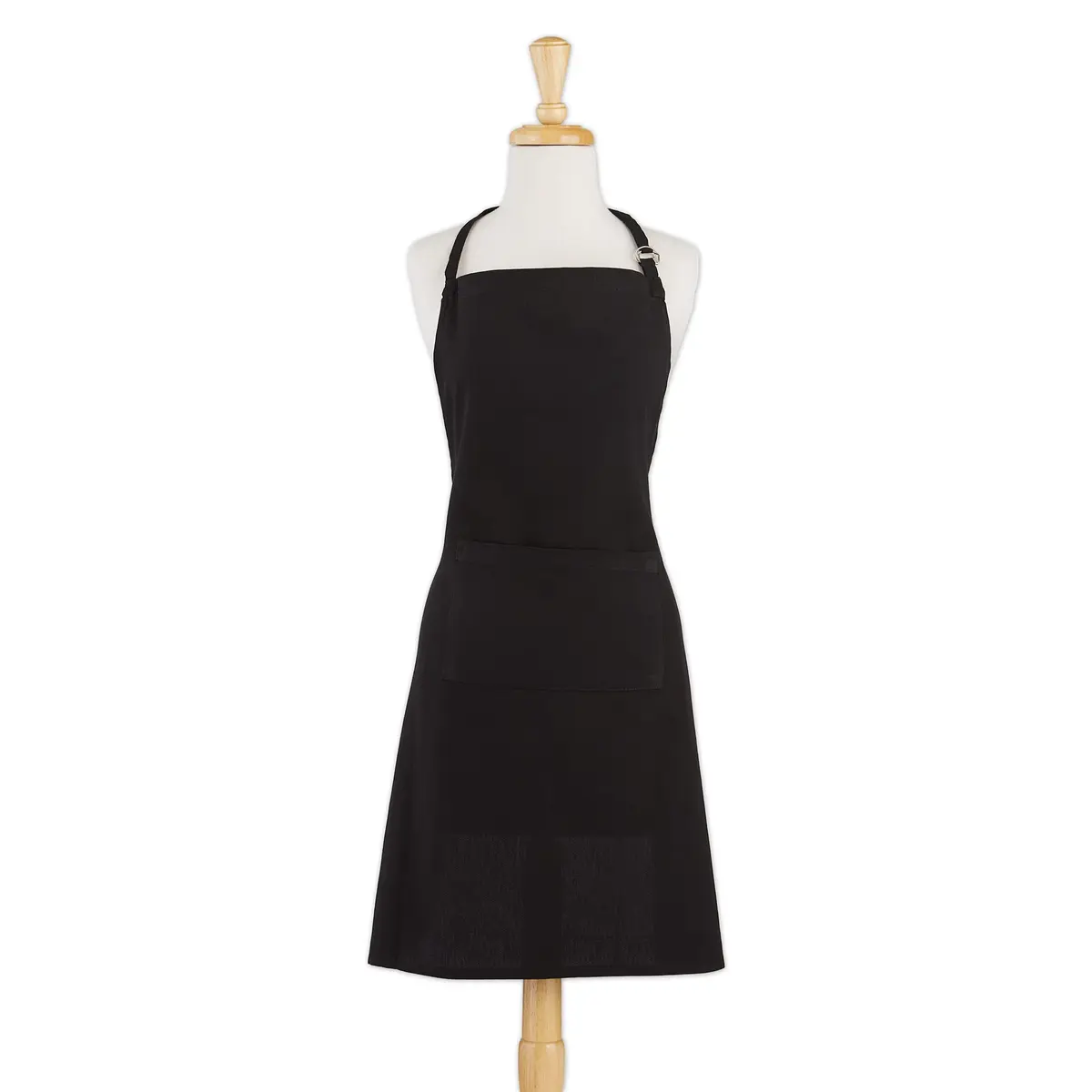 DII Chef Apron Black | Unisex Cotton Kitchen Essential (28x32 inches) - main product image