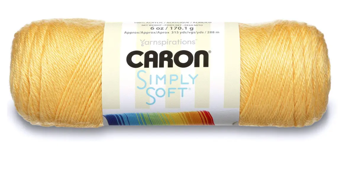 Caron Simply Soft Yarn Solids 3-Pack Sunshine | Ultra-Soft Acrylic for Crochet & Knitting - view 2