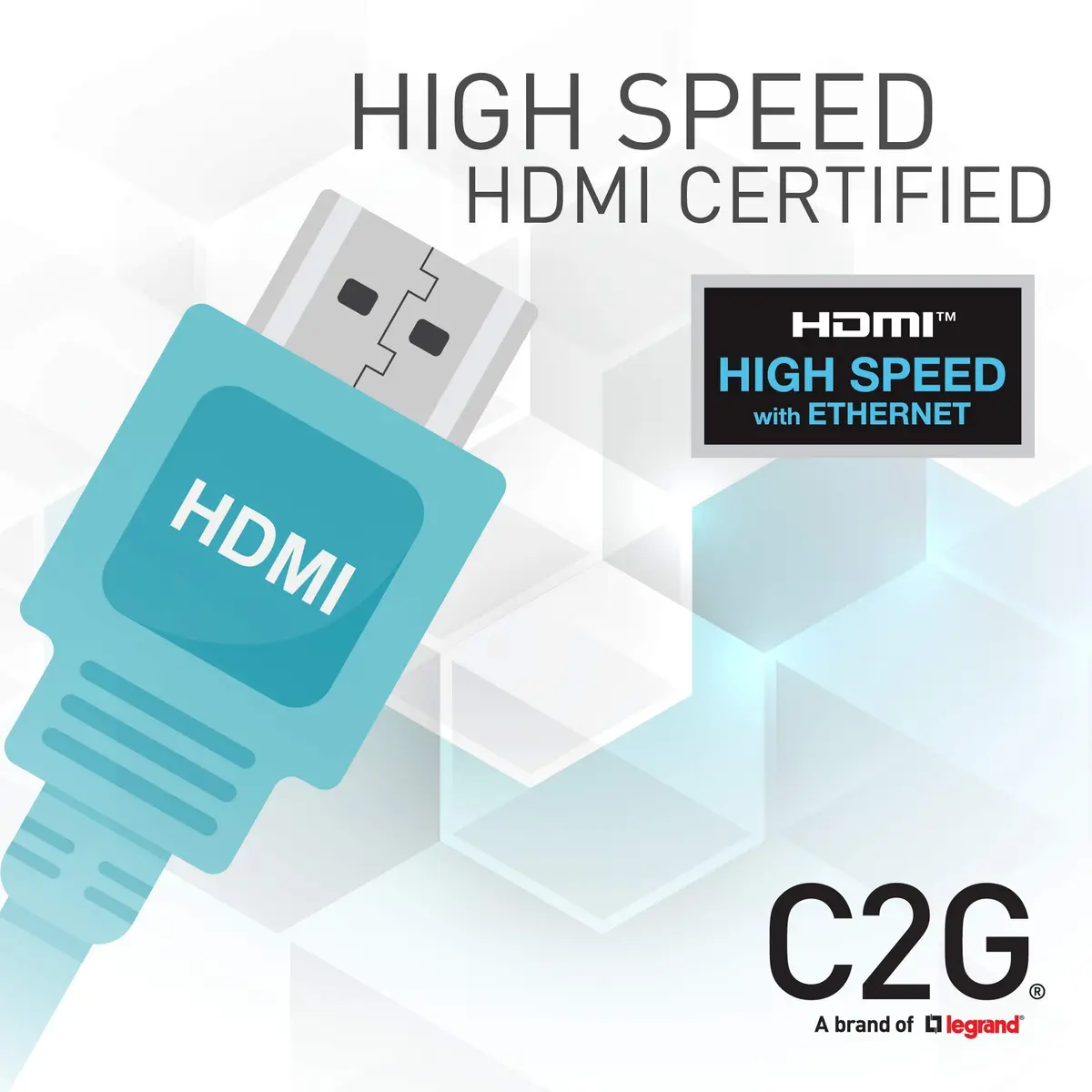C2G High Speed HDMI Cable with Ethernet 6ft (1.83m) | Supports 4K@60Hz, HDR, 18Gbps - view 7
