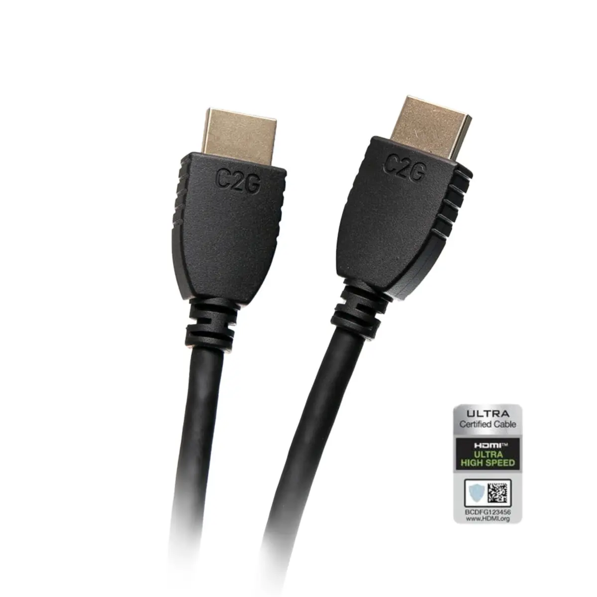 C2G High Speed HDMI Cable with Ethernet 6ft (1.83m) | Supports 4K@60Hz, HDR, 18Gbps - view 2