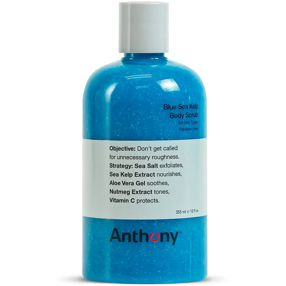 Anthony Exfoliating Body Scrub, Sea Salt, Vitamin C & Aloe Vera | Hydrating & Deep Cleans (70-120 chars) - main product image