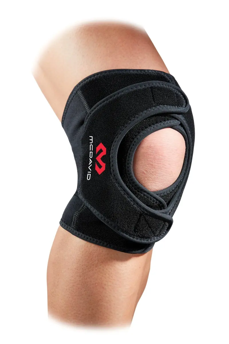 McDavid Knee Support Wrap Small Black | FDA Approved Orthopedic Brace for Knee Pain Relief - main product image