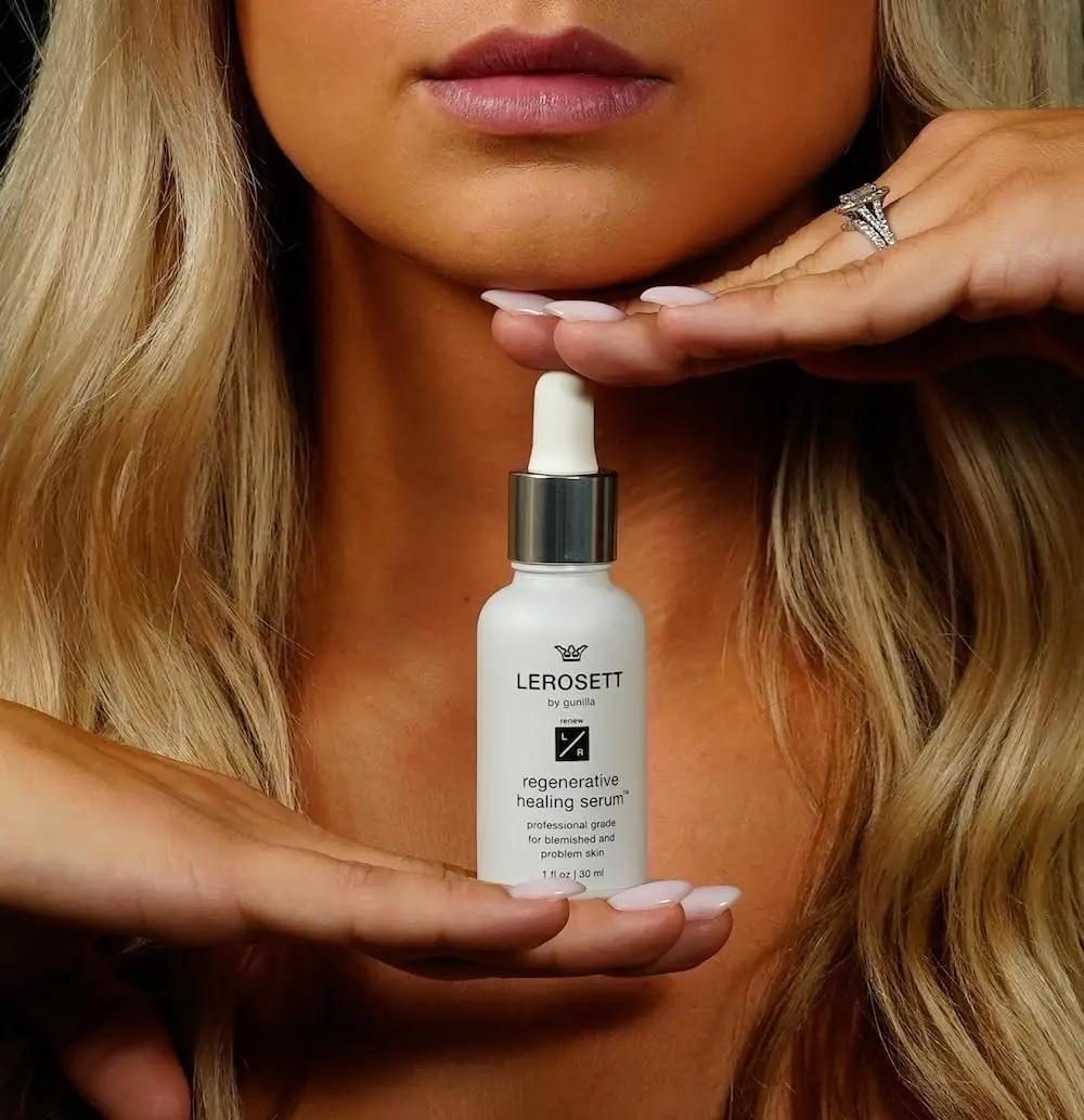 Gunilla Of Sweden LEROSETT Healing Hydration Serum for Pimples & Irritated Skin, Vegan, 1 oz | Supports Skin Healing & Moisturization - view 2