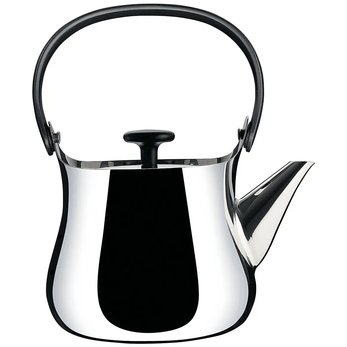 Alessi Cha Kettle/Teapot 1.9 L (64 fl oz) | Designer Induction-Safe Stainless Steel - main product image