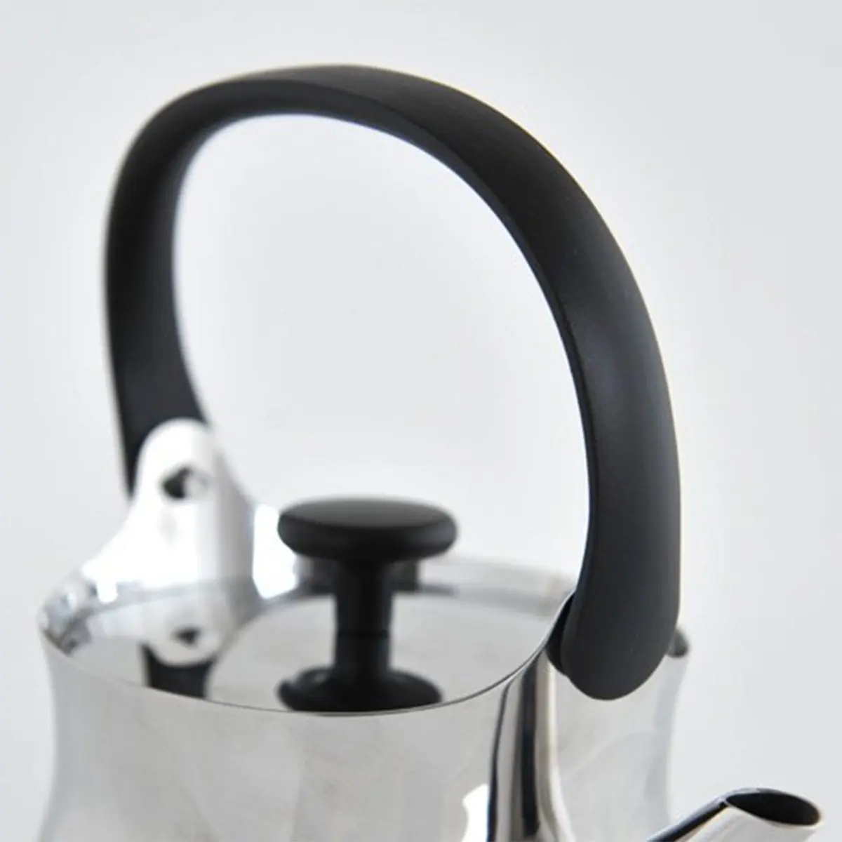 Alessi Cha Kettle/Teapot 1.9 L (64 fl oz) | Designer Induction-Safe Stainless Steel - view 2